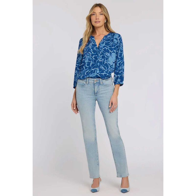 NYDJ Sheri Slim X Belt Loops Jeans image number 3